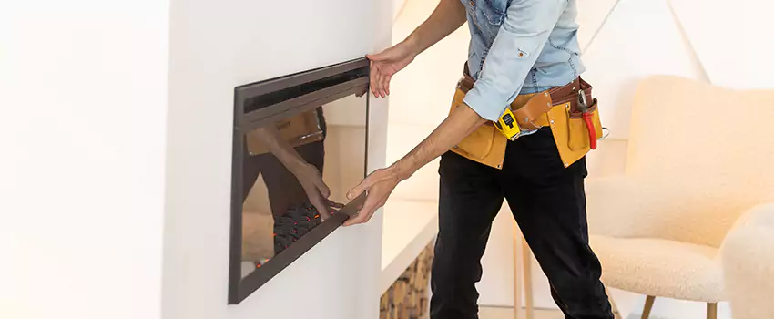 Metal Fireplace Installation in Dixon, California