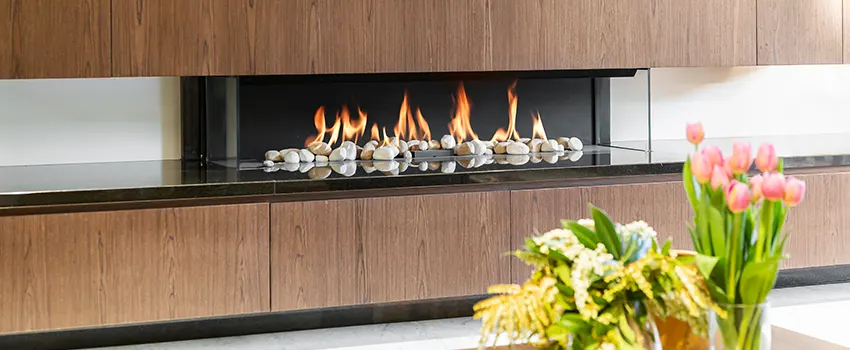 Double-height Fireplace Design Refurbishment in Dixon, California